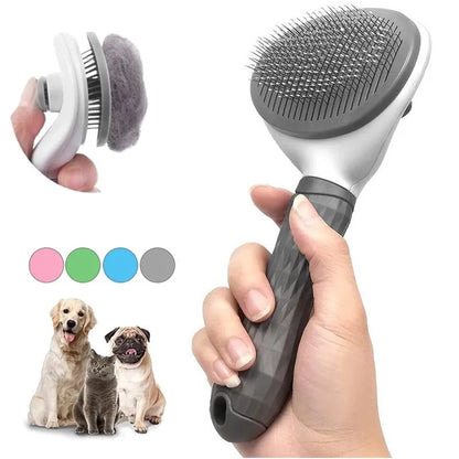 Pet Dog Brush Cat Comb Self Cleaning Hair Brush