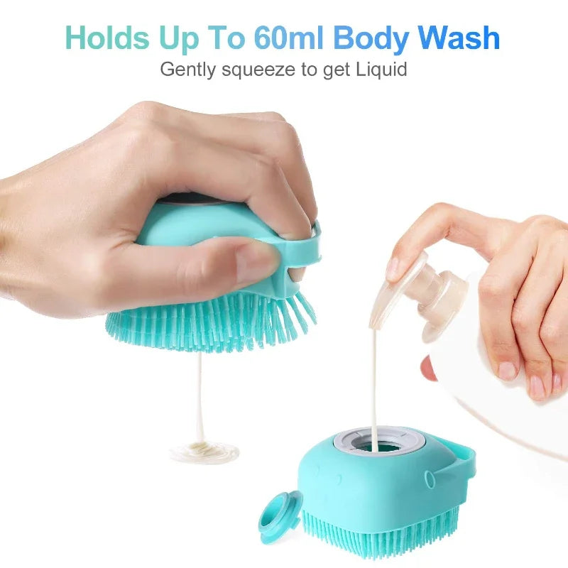 Gentle Pet Dog & Cat Shampoo Brush