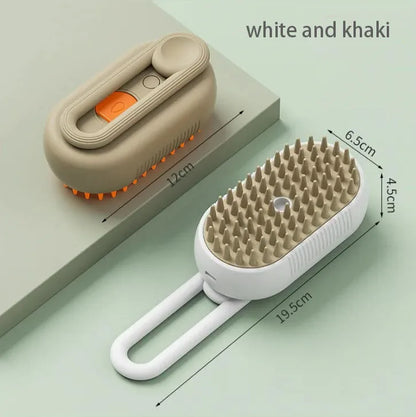 New Electric Pet Spray Comb for Cats and Dogs Hair Removal One Key Spray Anti-Flying Massage Clean Brush