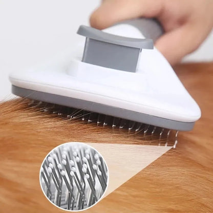 Pet Dog Brush Cat Comb Self Cleaning Hair Brush