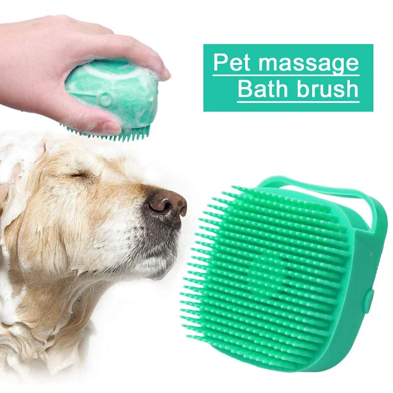 Gentle Pet Dog & Cat Shampoo Brush