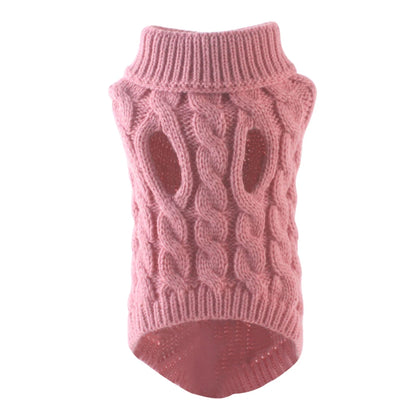 Cozy Winter Turtleneck Sweater for Small & Medium Dogs and Cats - Soft, Warm Vest for Chihuahuas, Yorkies.